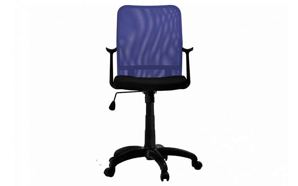 Фабрикант Альфа кресло Ткань TW №9 (черн)/ Сетка S №10 (син.)