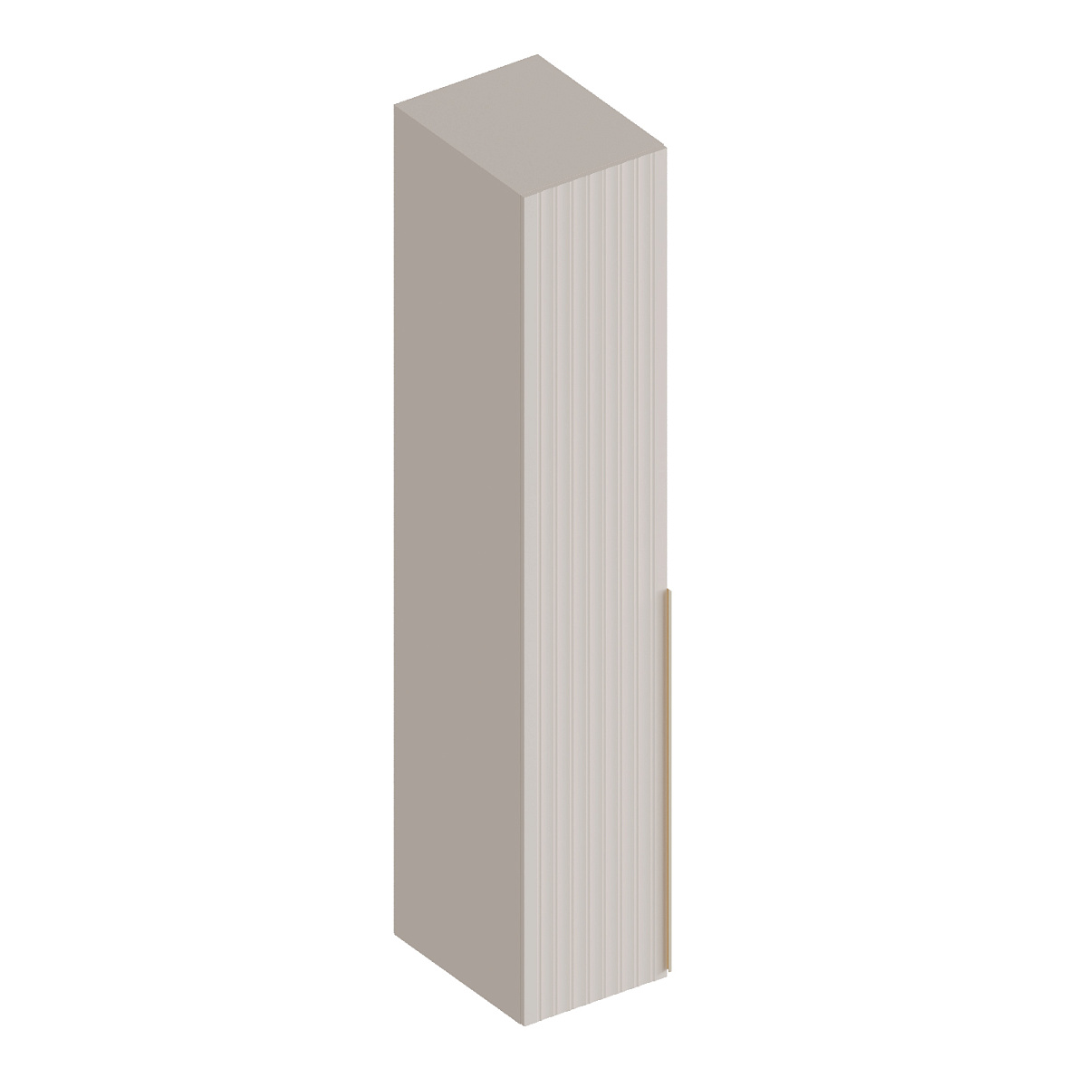 "Тефия" Пенал с полками (штанга в комплекте) 400х520х2200 Тефия