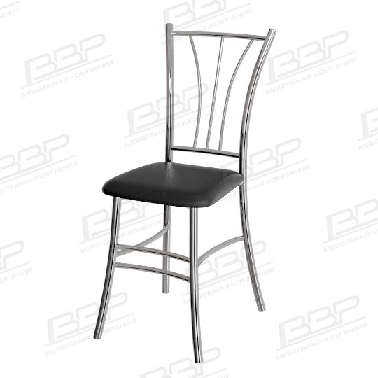 Стул "Трилогия"(Каркас, хром) основание квадрат 310*310