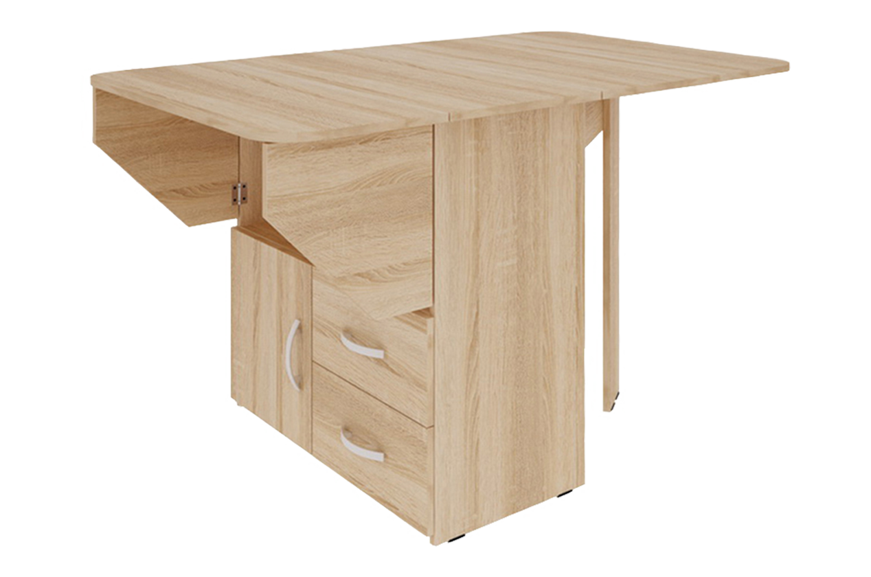 "Стол-тумба раскладной" (дуб сонома)