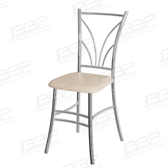 Стул "Соната"(Каркас, хром) основание трапеция 364*364 