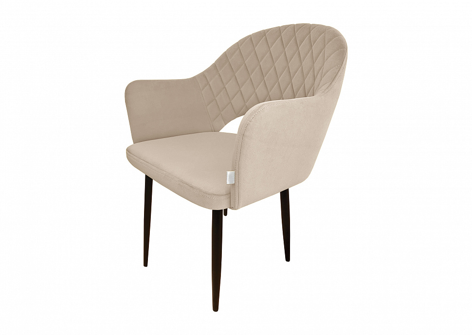 Кресло "София" черное матовое